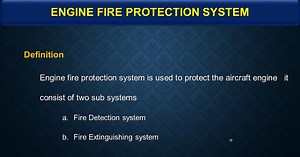 Aircraft Engine Fire Protection System