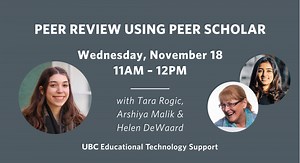 Peer Review using Peer Scholar - Learning Design & Digital Innovation