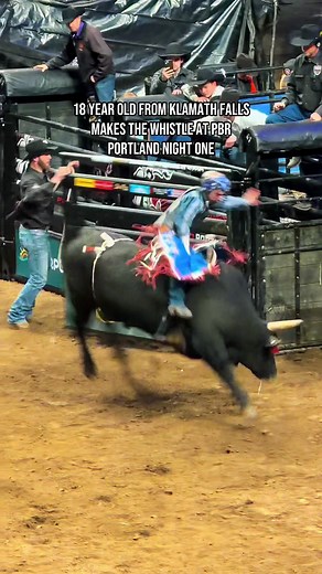 Klamath Falls Bull Rider Shines at PBR Portland