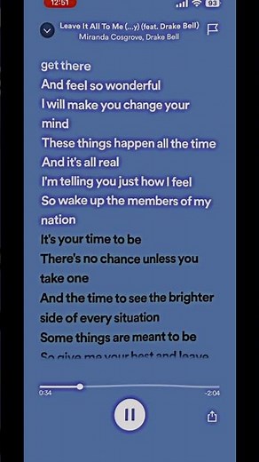 Leave it all to me(ICarly theme song) sped up