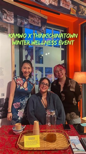Dr. Olivia Choi 蔡竺恩 Licensed Acupuncturist, Herbalist on Instagram: "❄️✨ Winter Wellness, Rooted in Warmth ✨❄️ Kamwo × Think!Chinatown brought the heat (literally 🔥) this winter! @kamwoherbs @thinkchinatown From icy temps to cozy vibes, we gathered to celebrate health preservation the TCM way— at-home selfcare routine, warm up, and nourish sips. 💛 🌿 What went down: 👂 Ear seeding magic 👉 Hands-on acupressure for immunity & energy 🍵 Sip-worthy warming chai 🍲 Two soul-hugging soups straight 