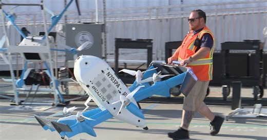 An up-close, inside look at Amazon's new delivery drones flying in Kansas City