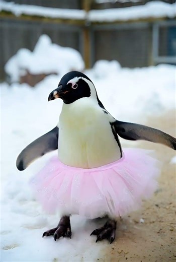 CUTE PENGUIN HAPPY AND DANCING
