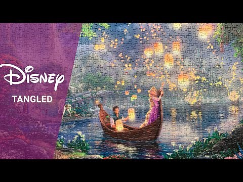 Time lapse: Tangled | Thomas Kinkade | Schmidt Puzzle | 1000 pieces