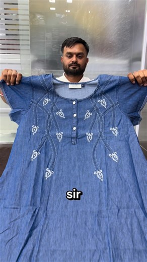 Hindustan Nighty Bangalore on Instagram: "Here’s a more powerful, high-converting version: Tired of nightgowns that LOOK good but FEEL uncomfortable? 😩 Meet Rikasa’s Denim Nightgowns — comfort and style finally in one place! ✅ Soft, breathable 100% cotton denim – perfect for hot days ☀️ ✅ Relaxed, flowy fit – stay comfy all day & night ✨ ✅ No fading, no shrinking – looks new wash after wash 🔄 ✅ Sizes up to 2XL – made to fit real Indian women 💃 ✅ Satin embroidery + pockets – stylish, practical