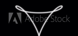 glow light following rotating line triangle element live music background gif