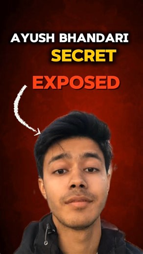 Ayush bhandari exposed 😡#ayushbhandari #ytspeedrun #shorts
