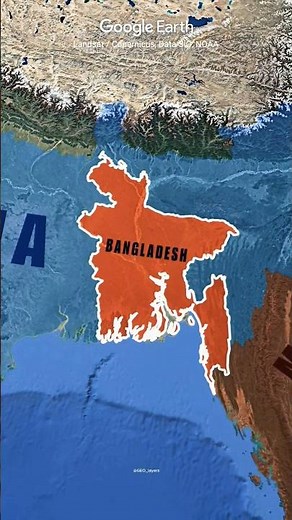Bangladesh Map Facts | Borders, Rivers, Population & More #bangladesh #map #facts #countryballs
