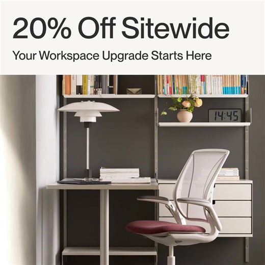 46K views | Enjoy 20% off sitewide and discover timeless design. For 40+ years, we’ve pioneered and perfected ergonomic innovation. | Humanscale | Facebook