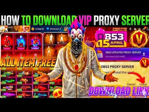 How To Download OB53 Game Start Proxy Server 🔥💯😱 | Proxy Server Free Fire | Free fire Proxy Server