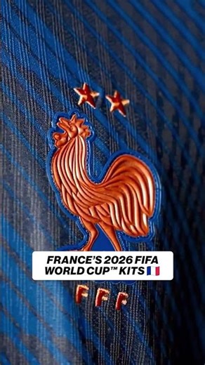 These new kits from France for the 2026 FIFA World Cup 🇫🇷🔥 #France #FIFAWorldCup #Soccer