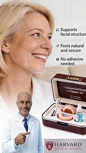 "🩺 “Traditional dentures often cause bone loss and facial sagging over time.” — Dr. Edward Tate, DDS Advanced Customized Full Denture Set is different. Designed by dental experts, it offers a custom, stable fit without the discomfort of traditional dentures. ✨ Supports facial structure ✨ Feels natural and secure ✨ No adhesive needed Recommended by professionals. Loved by users. 👉 Learn why more patients are switching to Advanced Customized Full Denture Set today." https://www.denshek.shop/prod