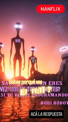 EL 11:11 Sabes porqué ves el 11:11 por todas partes? Porque es otra programación para hacerte que te creas quien eres en este lugar, como otro simple “yo”(parásito) en función de pila de alimentación para un sistema que ya se cae por debilitado.. Has leído atentamente? Sin ninguna duda, si ves las señales cómo 11:11, 12:12, 2:22, 10:10, 3:33, 4:44, 5:55, 777, 8888, 33, 53, 12:21, 12:33, 3:22, 59, 39. Tan trilladas por posteos New Age, Significa que has llegado hasta ésta publicación para que de 