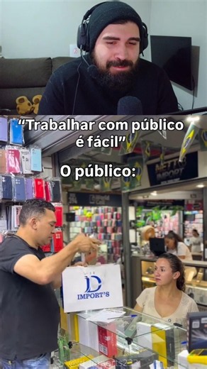 Trabalhar com o público é super tranquilo né 🤣