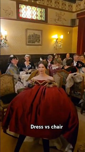 How to sit in a crinoline 🤪🤪