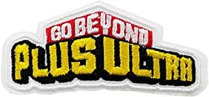 Cute-Patch Go Beyond Plus Ultra Embroidered Iron on Sew on Patches Meme Hat Deco Badge