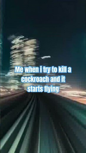 Me when a cockroach starts flying #memes