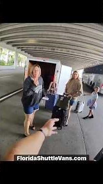 Private Fort Lauderdale Airport Shuttle Van Drivers to Hotels & Cruise Terminals #fll