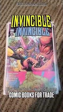 INVINCIBLE Comics for Trade! #30daysuperfans #invincible #invinciblecomics #comicsfortrade