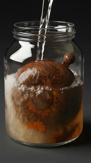 Watch this Rusty Vintage Metal Instantly Transform! Rust Removal Hack