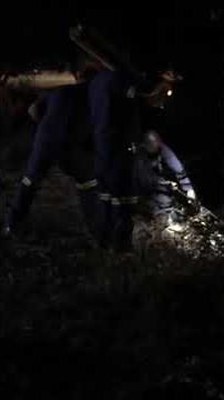 WATCH: Emergency services remove crash victim's body from scene