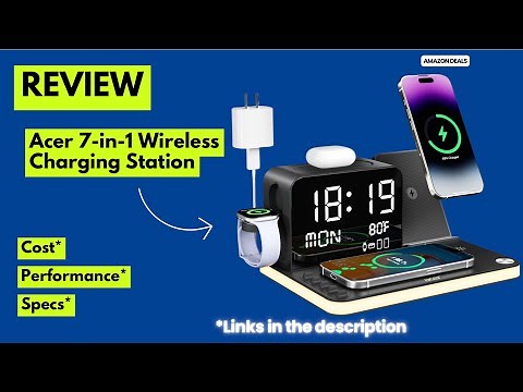 Acer 7-in-1 Wireless Charging Station Review | Best Multi-Device Apple & Android Charger 2025