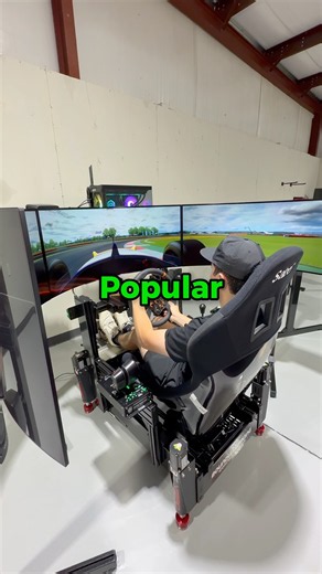 The Most Popular Monitor Setup For Sim Racing | #shorts