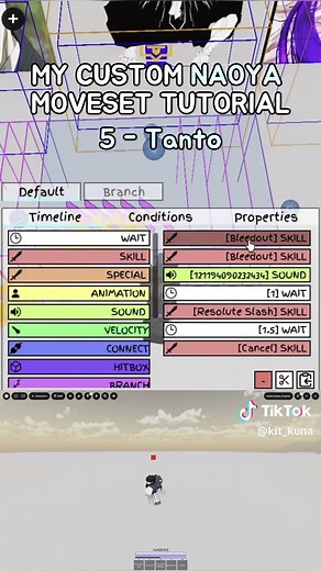 My Custom Naoya Moveset Tutorial || #fyp #tiktok #anime #roblox #jujutsukaisen #jujutsushenanigans #algrorithm #makemeviral #targetaudience #gamingtok