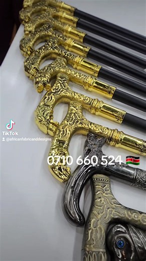 RESTOCKED. Brass walking sticks with sword knives available at kshs 8,500 each. Call/Whatsapp 0710 660 524  Marcus Garvey road. Book your appointment. #mensaccessories #brasswalkingstick #menswalkingstick #walkingstick #walkingsticksinkenya #hisandhers #madeinKenya #kenyandesigner #kenyanwedding #Tradionallyhitched #weddingguest #weddingguestdress #custommade #africanwedding #africanweddings #traditionalweddingdress | African Fabric & Designs Kenya Ltd | Facebook