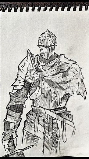 How to draw knight #drawing #tutorial #fpy