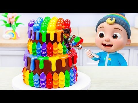 Mini Chocolate Cake | Satisfying Rainbow Kitkat Cake Decorating Ideas
