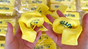 Butter Squishy, Squeeze Toys, Squishy Butter, Realistic Butter Stick Soft Squeeze Toys (Butter-2PCS)