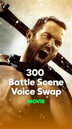 GAUDIO STUDIO on Instagram: "Can you imagine the mighty King Leonidas leading his army with a baby voice. It has already been 20 years since the masterpiece 300 first hit theaters in 2006 and redefined action cinema with its iconic visuals and legendary lines. To celebrate this 20th anniversary we decided to have some fun with one of the most serious scenes in movie history. Using Gaudio AI technology we kept all the epic battlefield sounds and background music exactly as they are but swapped th