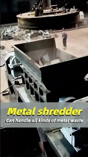 Scrap Metal Shredded in Seconds #metalshredder #metalcutter #shredder