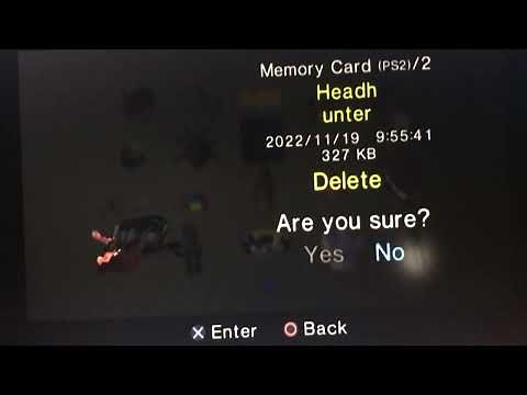 Ps2 memory card save icons
