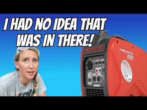 SECRET CLOGGED FUEL FILTER on a Predator generator inverter. Chickanic Quick Tip