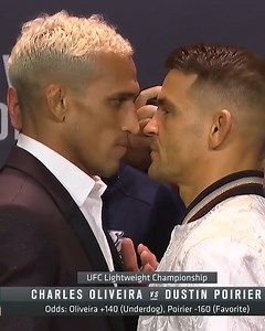 452K views · 10K reactions | The lightweigh champ and challenger when nose-to-nose  #UFC269 | ESPN MMA | Facebook