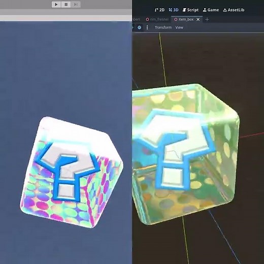 Unity VS Godot | Mario Kart Box Shader 🏎️