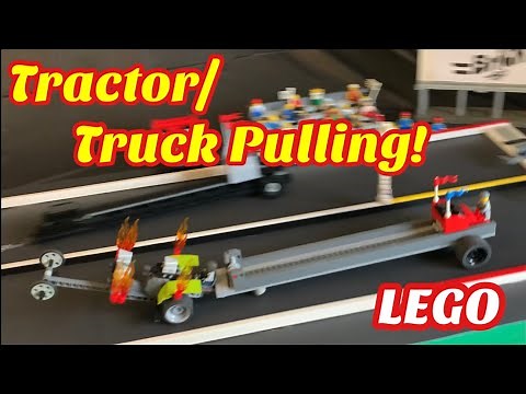 LEGO Tractor Truck Pulls MOC Sled Pulling - 4x4 Competition