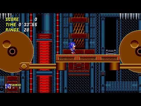 Sonic the Hedgehog 2 "Remastered": Metropolis Zone Act 3 (Sonic) [1080 HD]