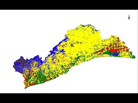 Supervised classification with ENVI 5.3