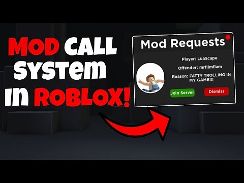 How to make a MOD CALL system in ROBLOX | Roblox Tutorial
