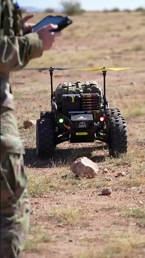 US Army Tests New Hybrid Ground-Air Robot #UGV