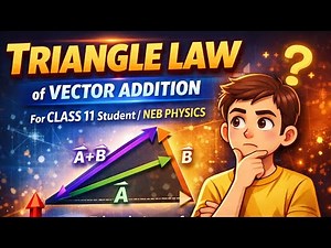 Physics Made Simple ⚡ Triangle Law of Vector Addition | Neb physics class 11