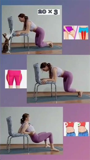 Chair Workout to Burn Belly Fat, Tone Thighs & Lift Glutes | Easy Home Exercise