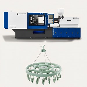 [Hot Item] Plastic Cloth Hanger Injection Molding Machine