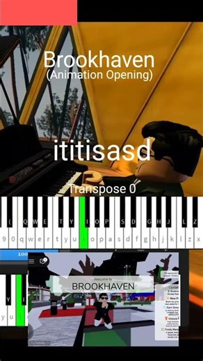 How To Play Brookhaven Song In Roblox Piano Easy Tutorial