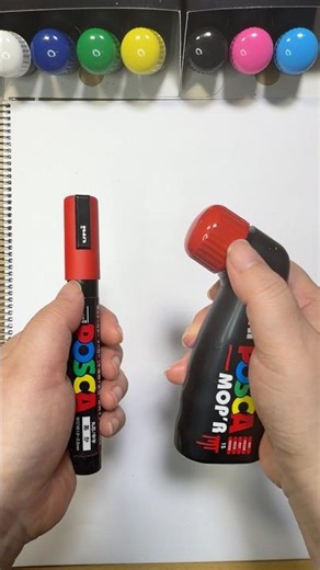 Drawing Sprunki with Posca Mop’r ❤️✨ #sprunki #posca #satisfying