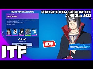 Fortnite Item Shop *NEW* 4 NARUTO SKIN BUNDLES! [June 23rd, 2022] (Fortnite Battle Royale)