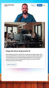 AWS Startups | Head into the weekend with the AWS Generative AI Accelerator application on your to-do list. 📋 In partnership with @NVIDIA, we are... | Instagram